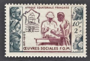 French Equatorial Africa #B39 (1950) Tropical Medicine Issue NH