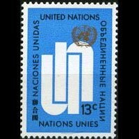 UN-NEW YORK 1969 - Scott# 196 Emblem Set of 1 LH