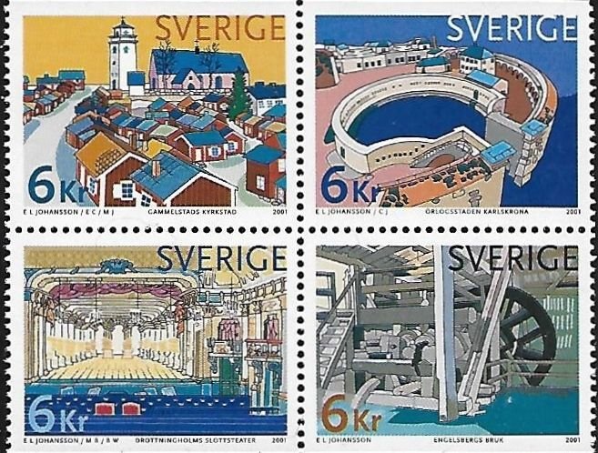 Sweden Scott #'s 2404 - 2406 MNH