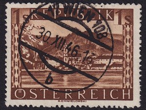 Austria - 1946 - Scott #478 - used - Dürnstein - WIEN 108 pmk