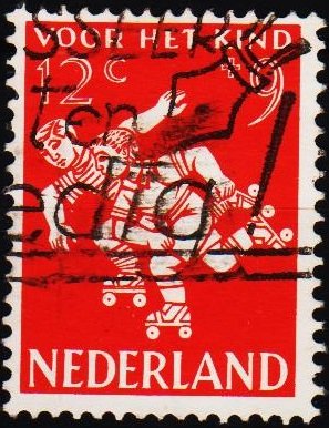 Netherlands. 1958 12c+9c S.G.873 Fine Used