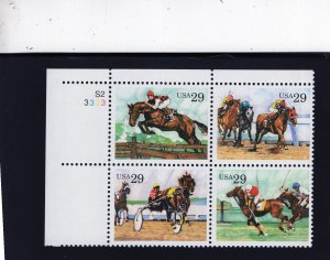 2756-2759 Sporting Horses, MNH UL-PB/4 (#S23333)