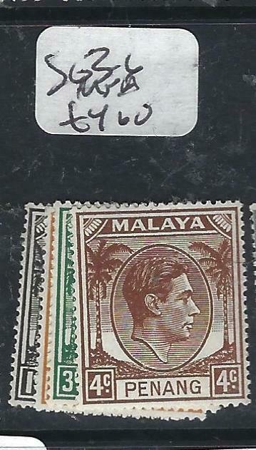 MALAYA PENANG   (P2206B)   KGVI 1C-4C    SG  3-6  MNH