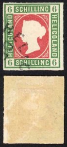 Heligoland SG4 6sch Fine used (Not sure about the postmark) Cat 325 if correct