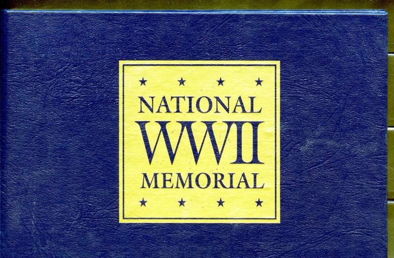 UNITED STATES WAR MEMORIAL 2004 DEDICATION COVER IN DELUXE HOLDER