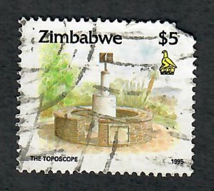 Zimbabwe #734 used single