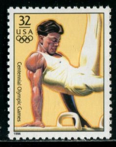 3068r US 32c Atlanta Summer Olympics - Men's Gymnastics, MNH