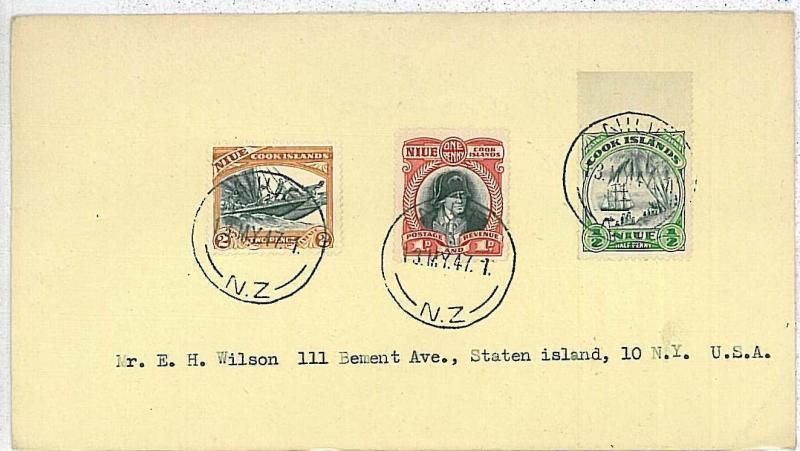 POSTAL HISTORY : COOK ISLANDS -  COVER 1947: BOATS (5)