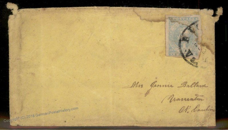 CSA #2 Richmond VA Civil War Confederate Cover 92700