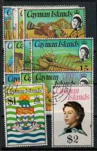 Cayman Islands 1974-1975 SC 331-345 Used Set 