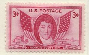 US#962 3c Francis Scott Key Issue (MNH) CV $0.30