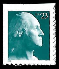 PCBstamps   US #3619 Bk Sgl  23c George Washington, MNH, (13)