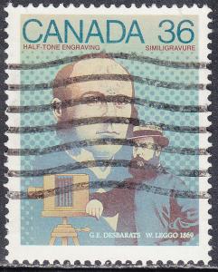 Canada 1137 USED 1987 G.E. Desbarats, W. Leggo Engraving 36¢