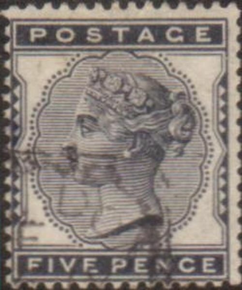 Great Britain 1881 SG169 5d indigo Queen Victoria FU