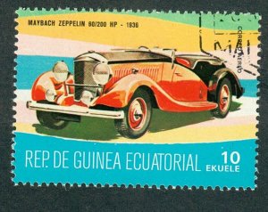 Equatorial Guinea Maybach Vintage Car used CTO single