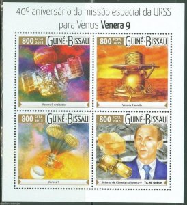 Guinea-Bissau 2015 SPACE USRR VENUS IX Sheet Perforated Mint (NH