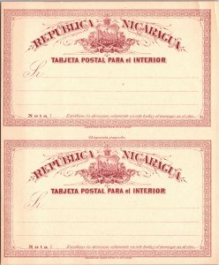 Nicaragua, Worldwide Government Postal Card