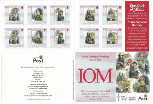 Isle of Man 2004 MNH Stamps Booklet Scott 1056b Vikings Rulers Kings