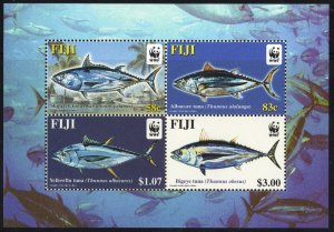 Thematic stamps FIJI 2004 WWF TUNA MS1217 mint