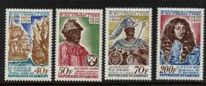 Dahomey 271-4 MNH Ship, King Of Ardres, King of France