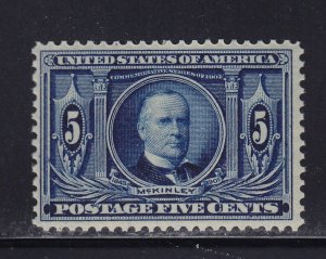 326 VF+ original gum never hinged nice color cv $ 180 ! see pic !