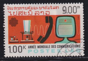 Laos 506 World Communications Year 1983