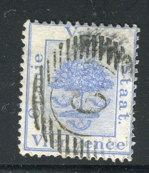 ORANGE FREE STATE;  1878 classic QV issue fine used 4d. value