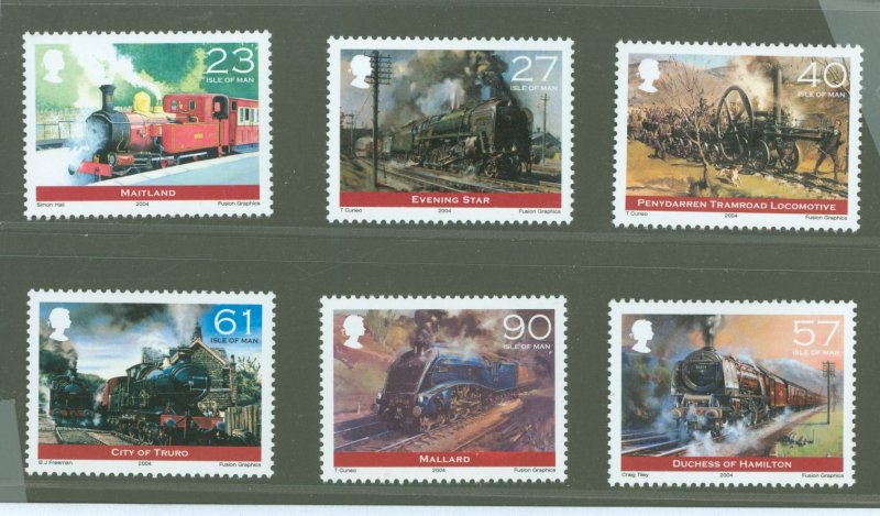 Isle of Man #1022-1027  Single (Complete Set)