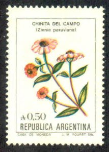 Argentina #1523 ~ Flowers ~ Mint, NH ( 1985)