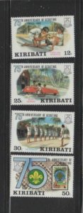 KIRIBATI #410-413 1982 SCOUTING YEAR MINT VF NH O.G aa