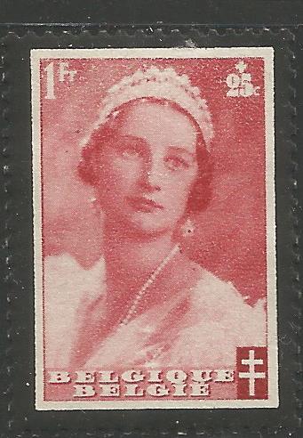 BELGIUM  B175  MINT HINGED,  HINGE REMNANT,  QUEEN ASTRID