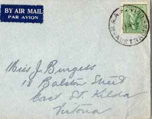 Australia 4d Koala 1945 R.A.A.F. 4109, Richmond, N.S.W. Airmail to East St. K...