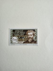 Stamps French Equatorial Africa Scott #110 h