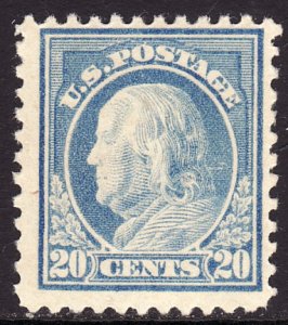 1917-19 U.S Benjamin Franklin 20¢ perf 11 unwtmd MNH Sc# 515 CV $85.00