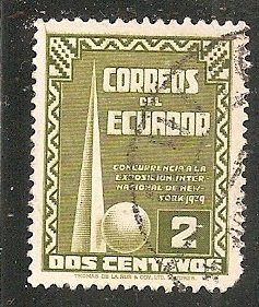 Ecuador   Scott   388  Worlds Fair    Used