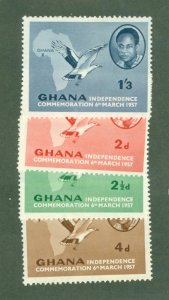 GHANA 1-4 MH CV $1.10 BIN $0.50