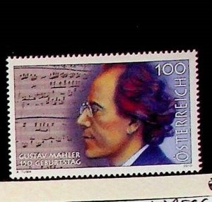 AUSTRIA Sc 2256 NH ISSUE OF 2010 - COMPOSER - (JS23)