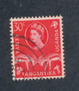 Kenya Uganda Tanganyika 1960 Scott 125 used - 30c, Gazelles