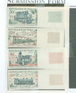 Mali #195-98v Mint (NH) Single (Complete Set) (Train)