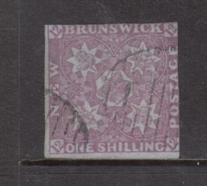 New Brunswick #3 Used With Light Cancel **With Certificate**