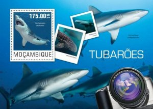 2014 MOZAMBIQUE  MNH. SHARKS    | Y&T Code: 896  |  Michel Code: 7574 / Bl.954