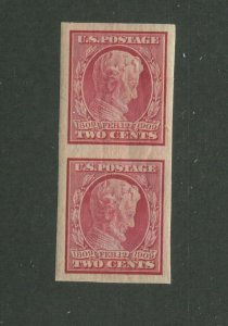 United States Postage Stamp #368 Mint MNH VF Vertical Pair