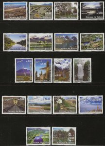 Bolivia 2007, Scott 1350-1367, Regions of Bolivia, Tourism