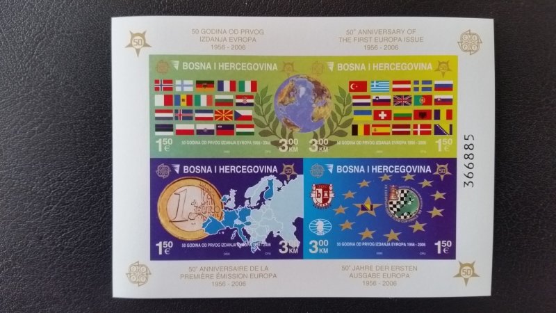 50th anniversary of EUROPA stamps - Bosnia and Herzegovina complete ** MNH