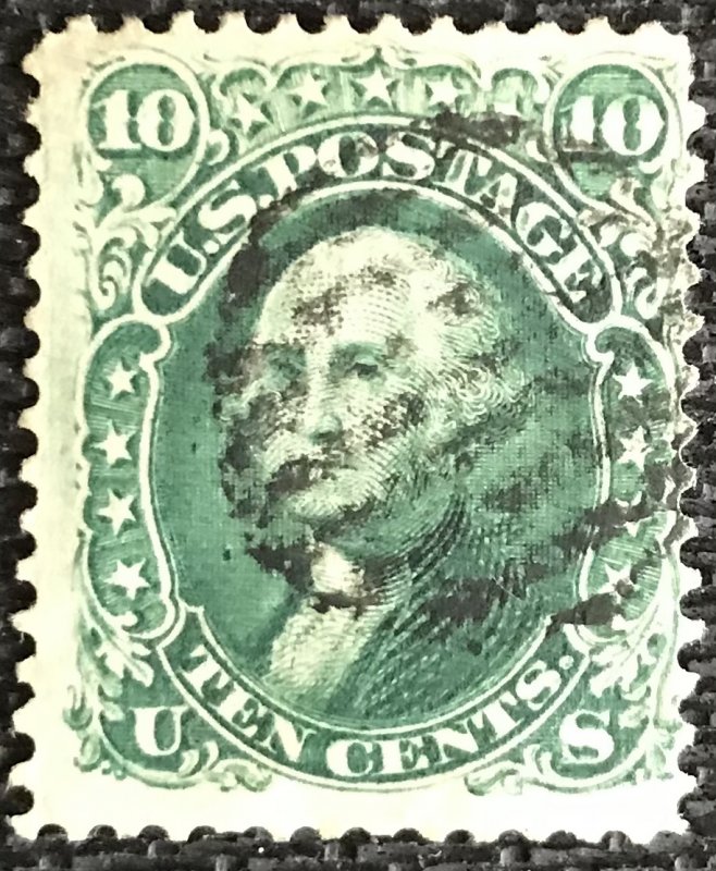 US #68 Used Single George Washington SCV $55.00