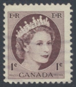  Canada  Sc# 337  Used QE II 1954 see details  / scans