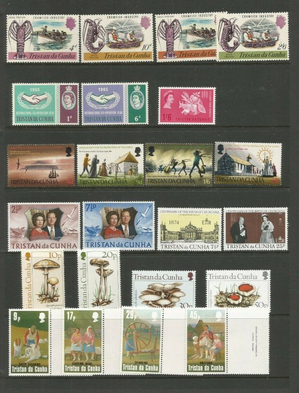 Tristan da Cunha A Selection Of Mounted & Unmounted Mint Sets