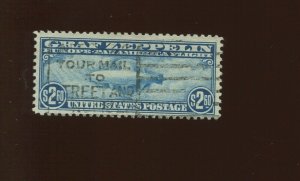 C15 Graf Zeppelin Air Mail Used Stamp (Bx 3211)