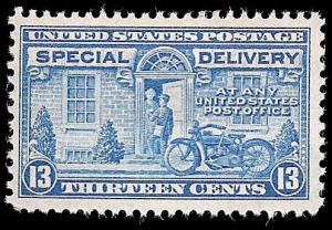 # E17 MINT HINGED MOTORCYCLE DELIVERY