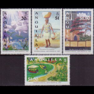 ANGUILLA 1997 - Scott# 975-8 Paintings 30c-$1.9 NH